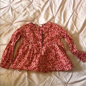 Jacadi liberty print blouse